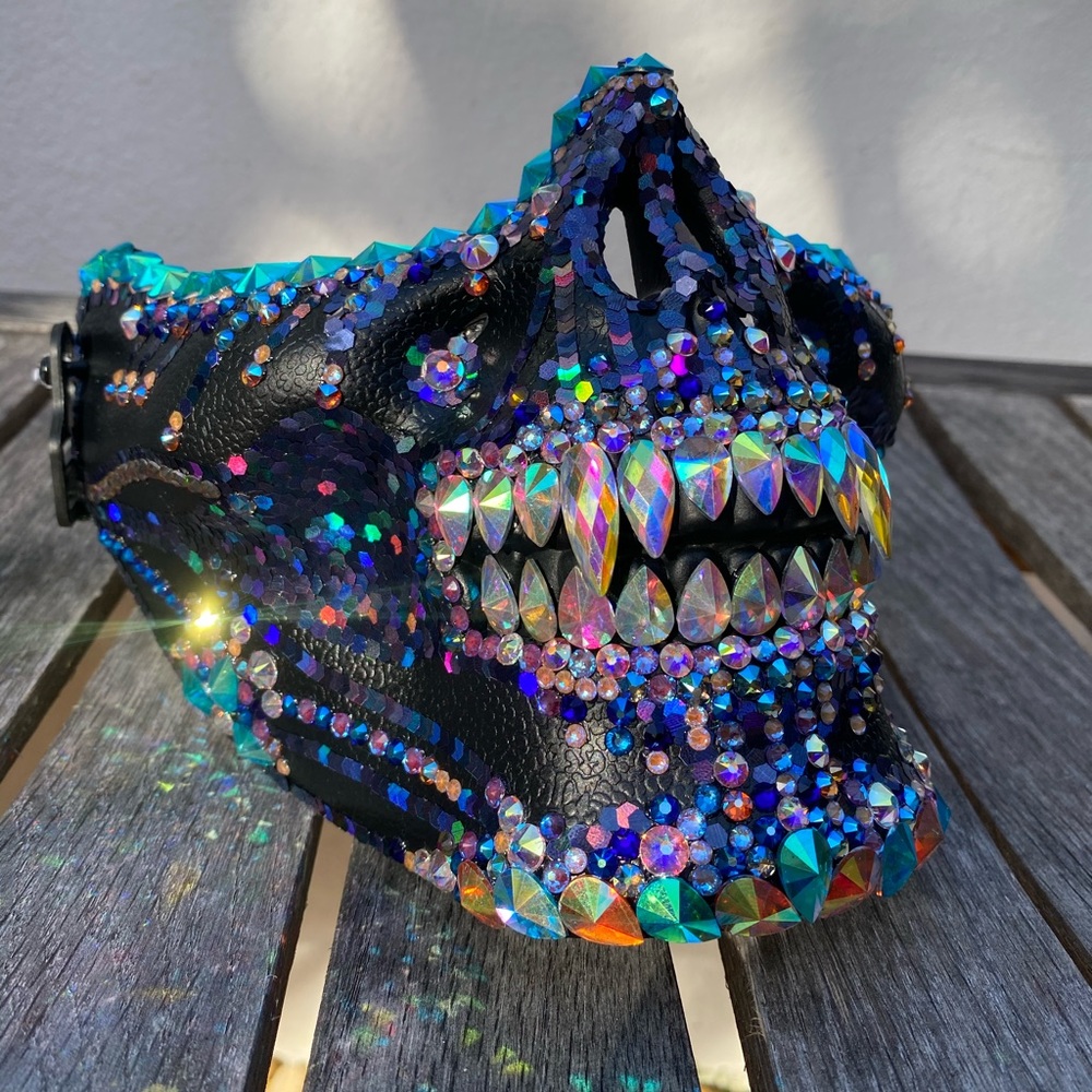 RAINBOW SKULL MASK